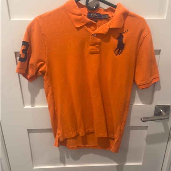 Polo by Ralph Lauren Bright Orange Classic Fit Shirt - Picture 1 of 4